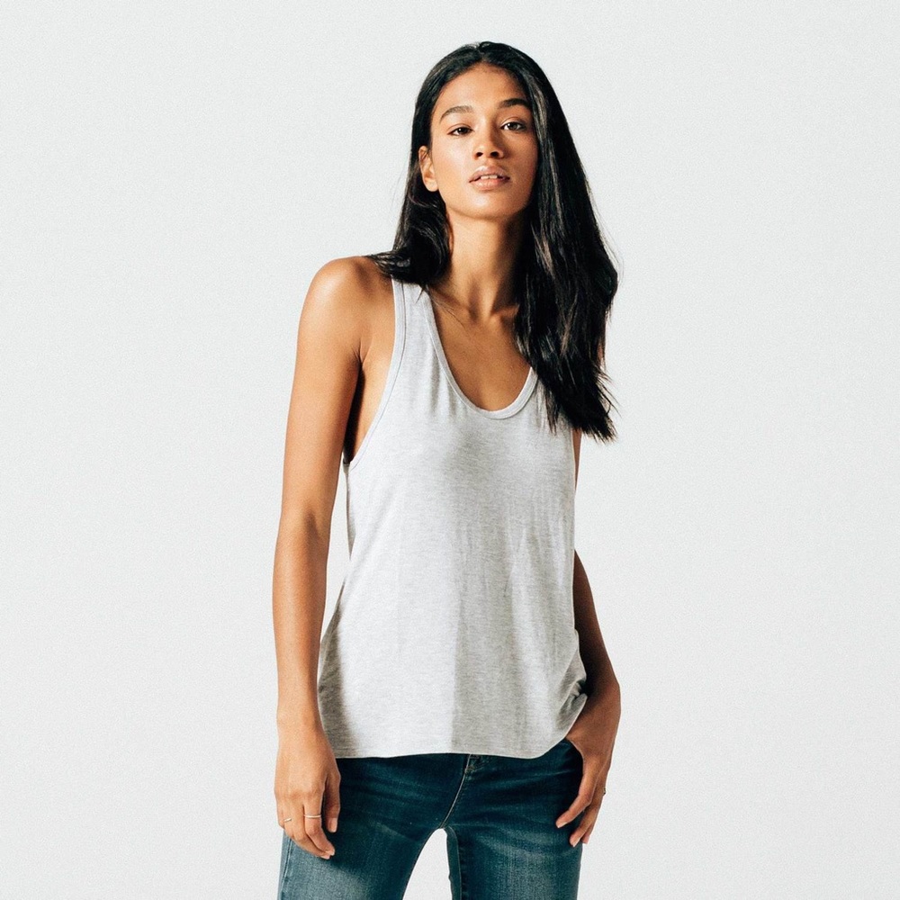 NEW Modal Tank in Heather Grey